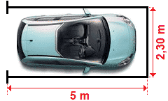 Dimensions parking voiture en longueur